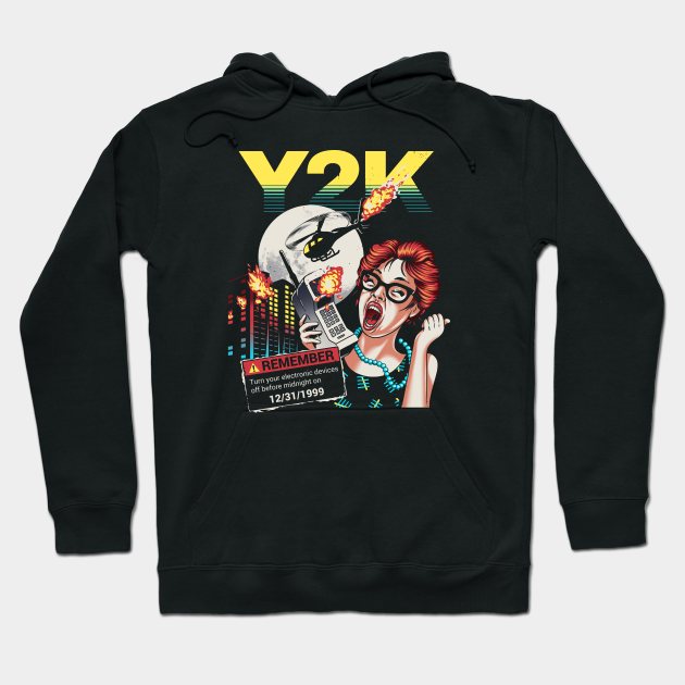 Y2K Retro Hoodie TeePublic